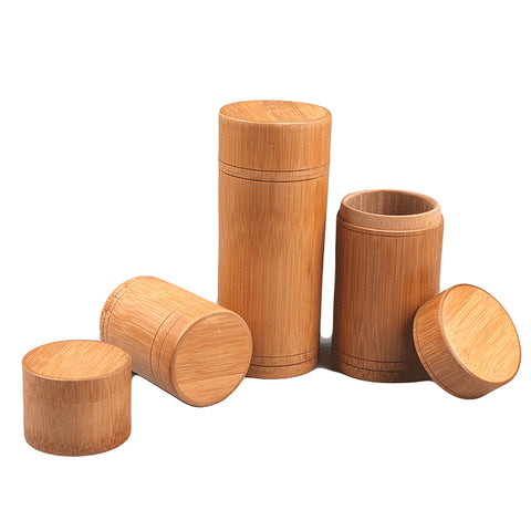 bamboo Tea seal Bags storage bottle