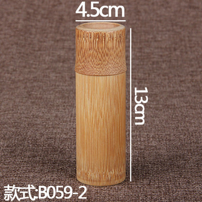 New Small Natural Bamboo Jar