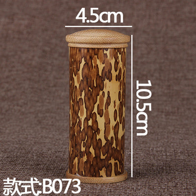 New Small Natural Bamboo Jar