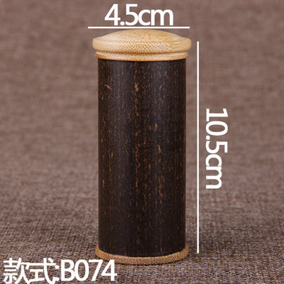 New Small Natural Bamboo Jar