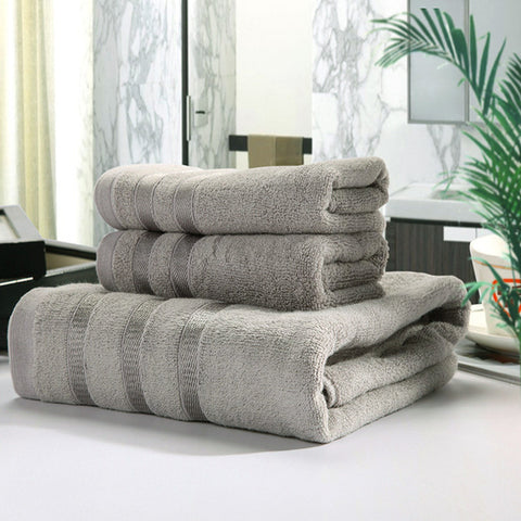 100% Bamboo fiber bath beach towel sets for adults