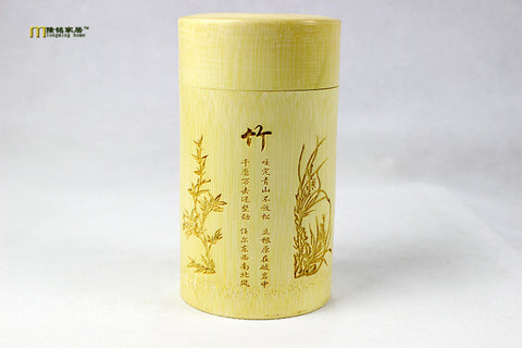 bamboo tea caddy 200ml Tea jar box