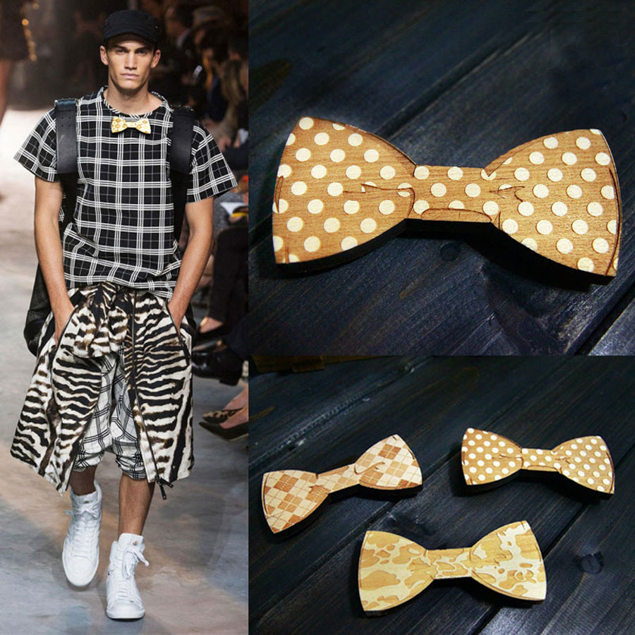 Handmade Wood Bowtie for Men