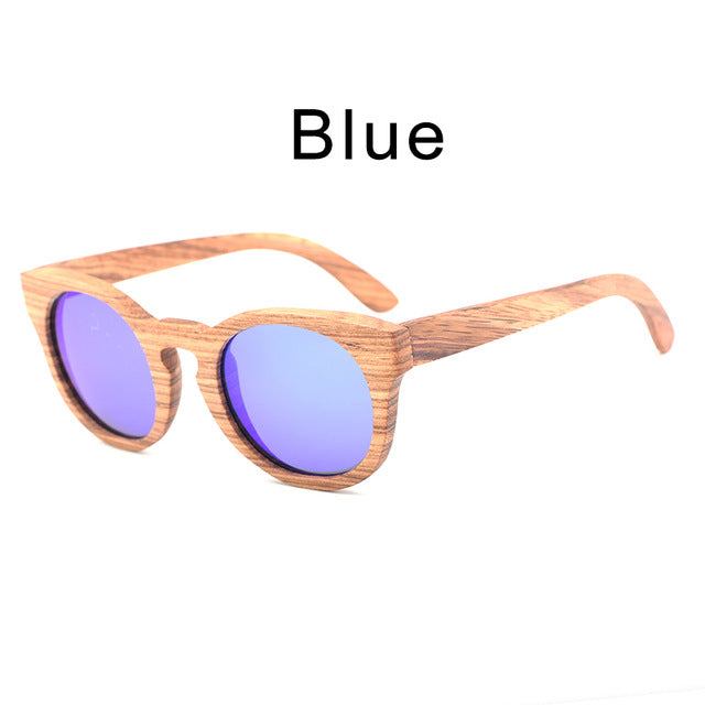 HDCRAFTER Wood Bamboo Polarized Sunglasses