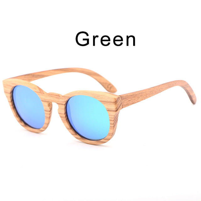 HDCRAFTER Wood Bamboo Polarized Sunglasses