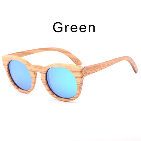 HDCRAFTER Wood Bamboo Polarized Sunglasses