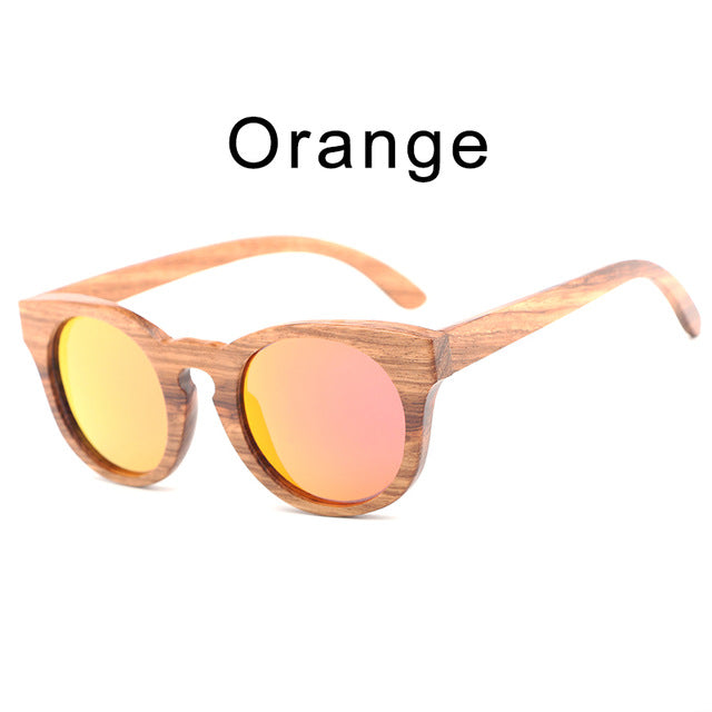 HDCRAFTER Wood Bamboo Polarized Sunglasses