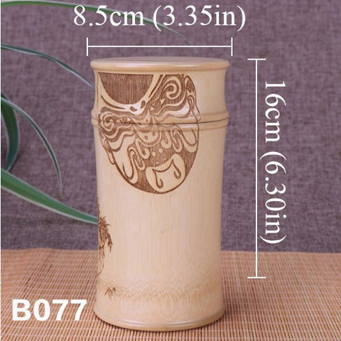 Bamboo Storage Box Kitchen Tea Container