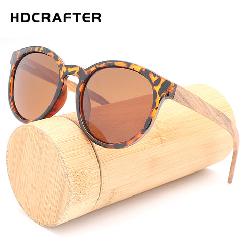 HDCRAFTER Bamboo Polarized Sunglasses