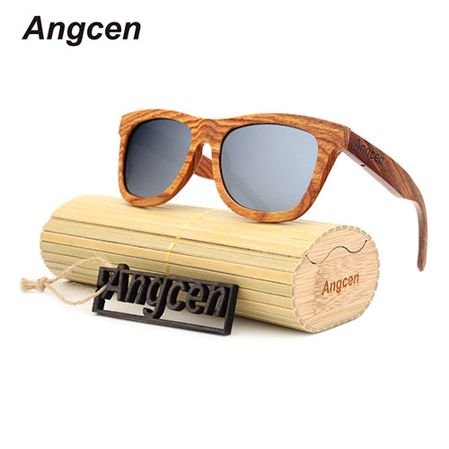 bamboo wood polarized sunglasses