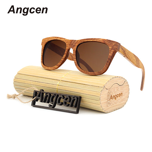bamboo wood polarized sunglasses
