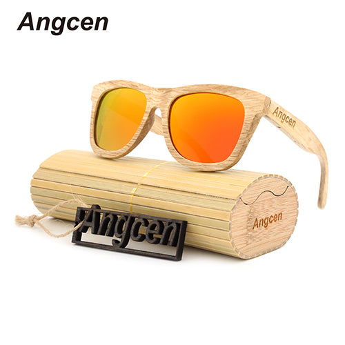 bamboo wood polarized sunglasses
