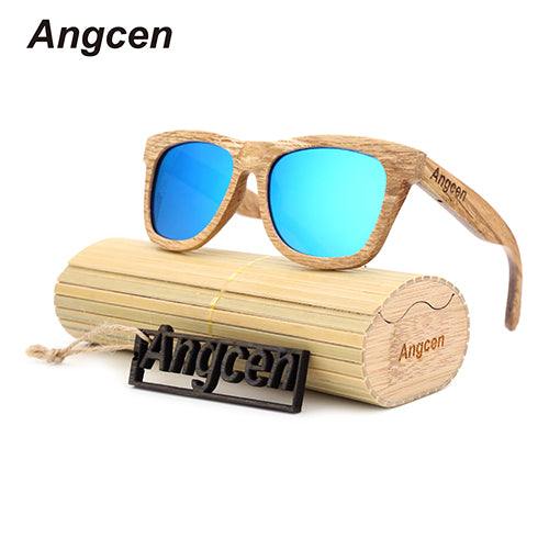 bamboo wood polarized sunglasses