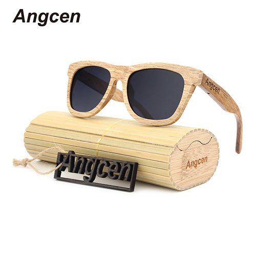 bamboo wood polarized sunglasses