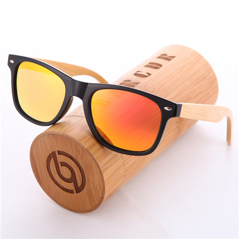 BARCUR Bamboo Polarized Sunglasses