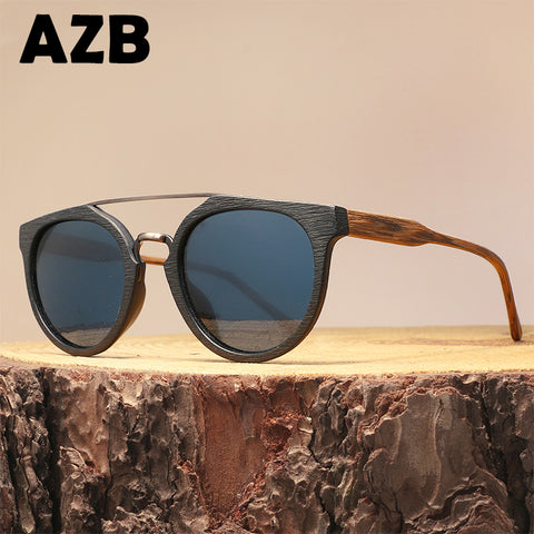 bamboo wood polarized sunglasses