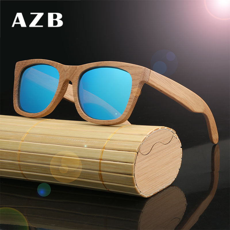 bamboo wood polarized sunglasses DA78