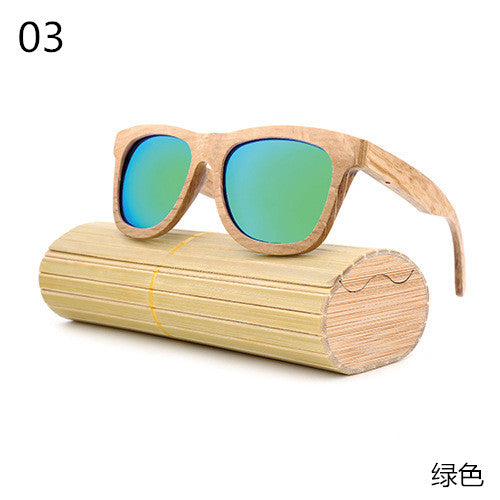 bamboo wood polarized sunglasses DA78