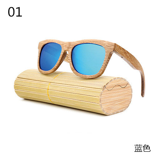 bamboo wood polarized sunglasses DA78
