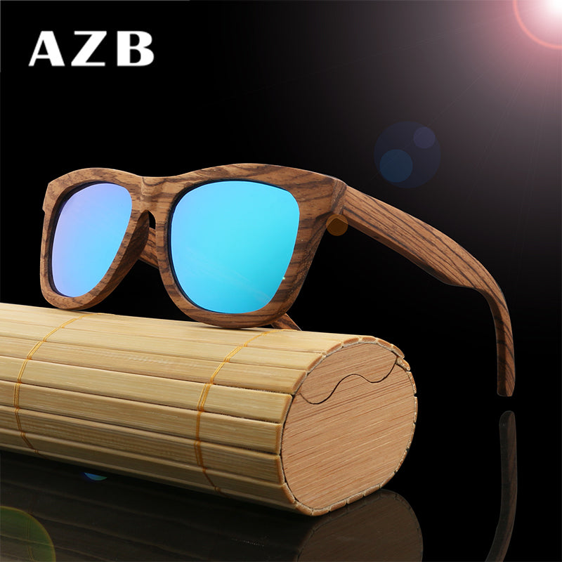 bamboo wood polarized sunglasses