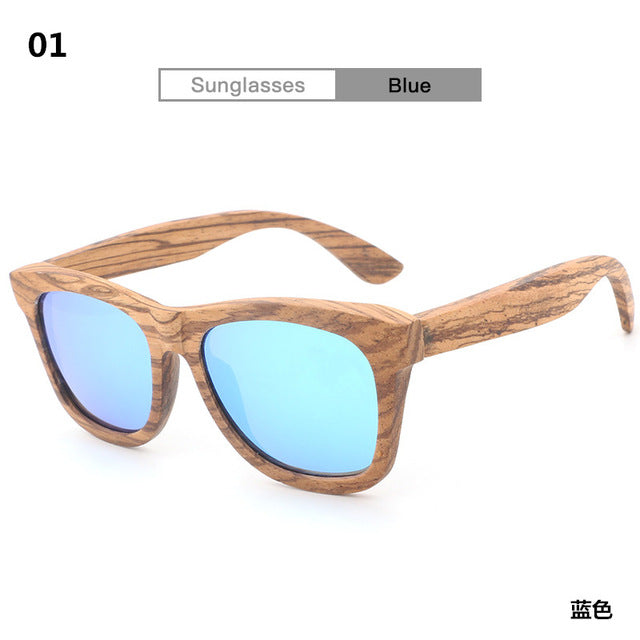 bamboo wood polarized sunglasses