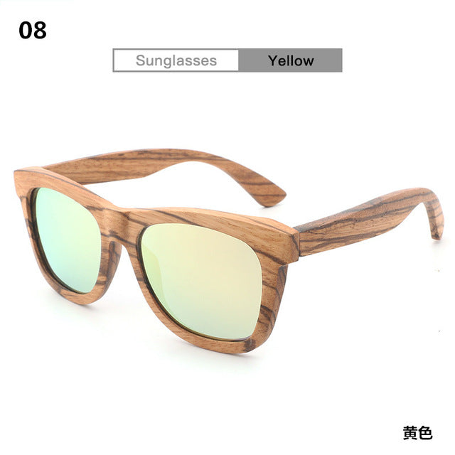 bamboo wood polarized sunglasses
