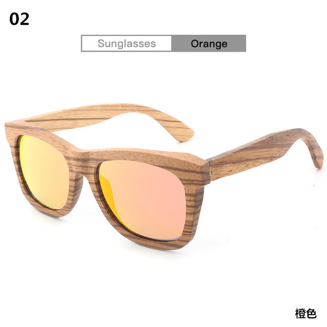 bamboo wood polarized sunglasses