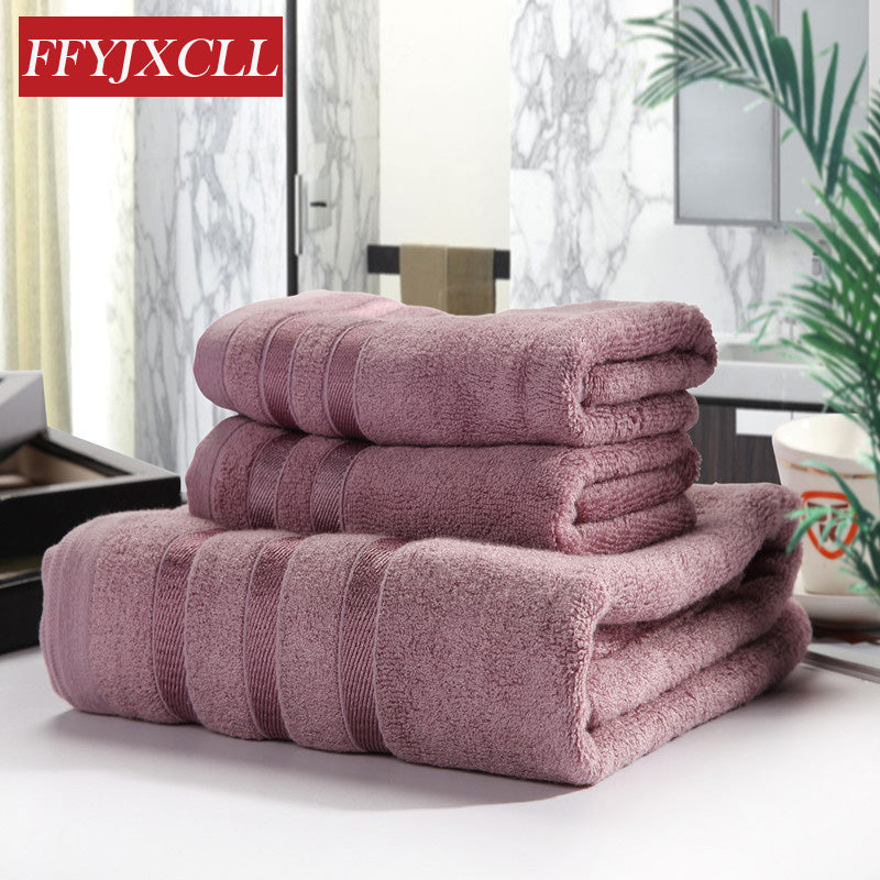 100% Bamboo fiber bath beach towel sets for adults