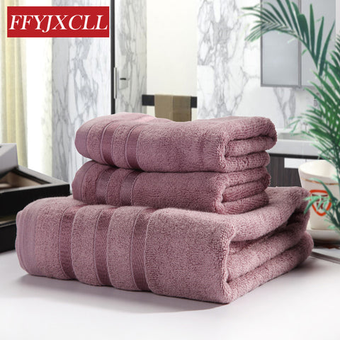 100% Bamboo fiber bath beach towel sets for adults