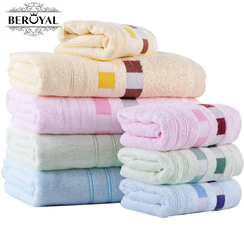 Beroyal Brand 2pcs/set bamboo towel set