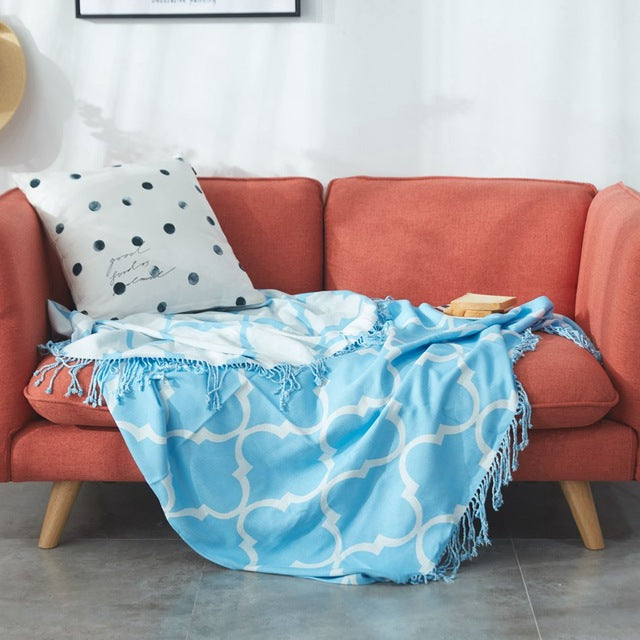 100% Bamboo Fiber Throw Blanket