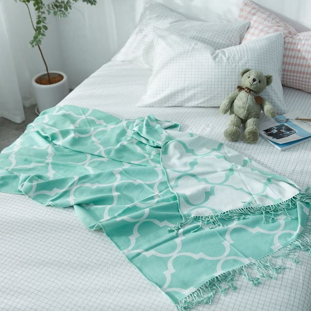 100% Bamboo Fiber Throw Blanket