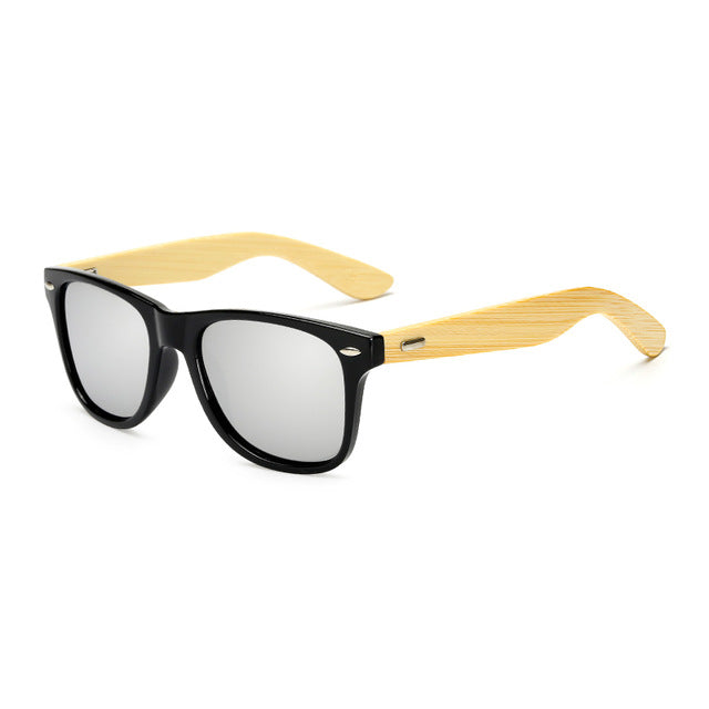 RUISIMO  bamboo polaroid sun glasses for men