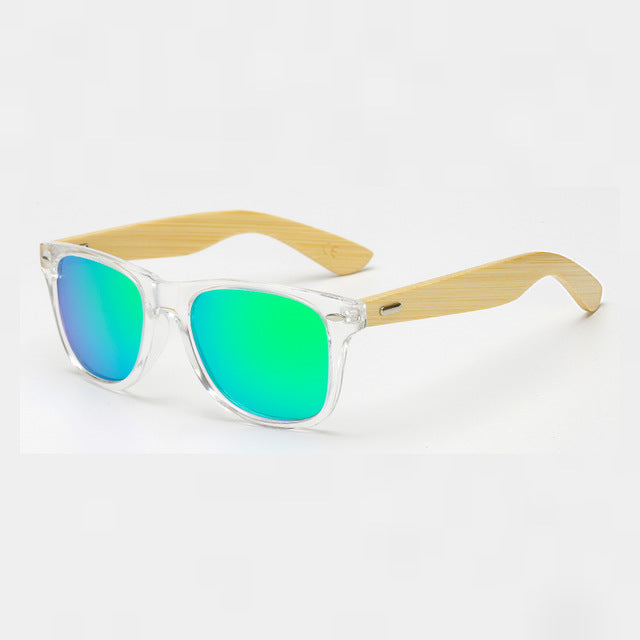 RUISIMO  bamboo polaroid sun glasses for men