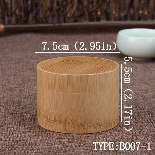 Natural Bamboo Tea Canister
