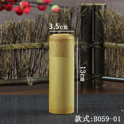 Natural Bamboo Tea Canister