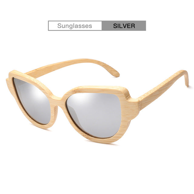 AZB 2018 new fashion bamboo polarized sunglasses