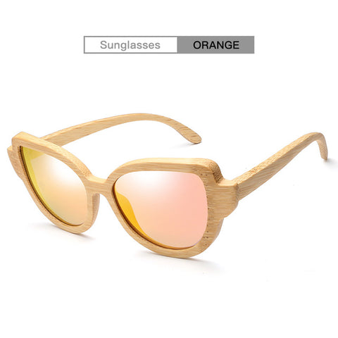 AZB 2018 new fashion bamboo polarized sunglasses