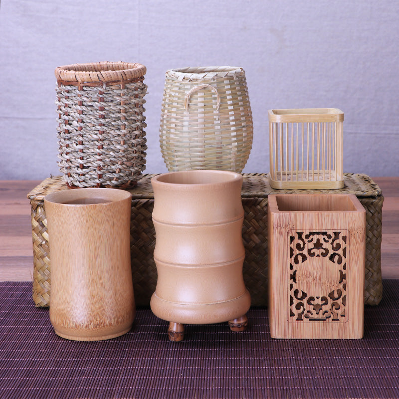 Handmade bamboo tea accessories