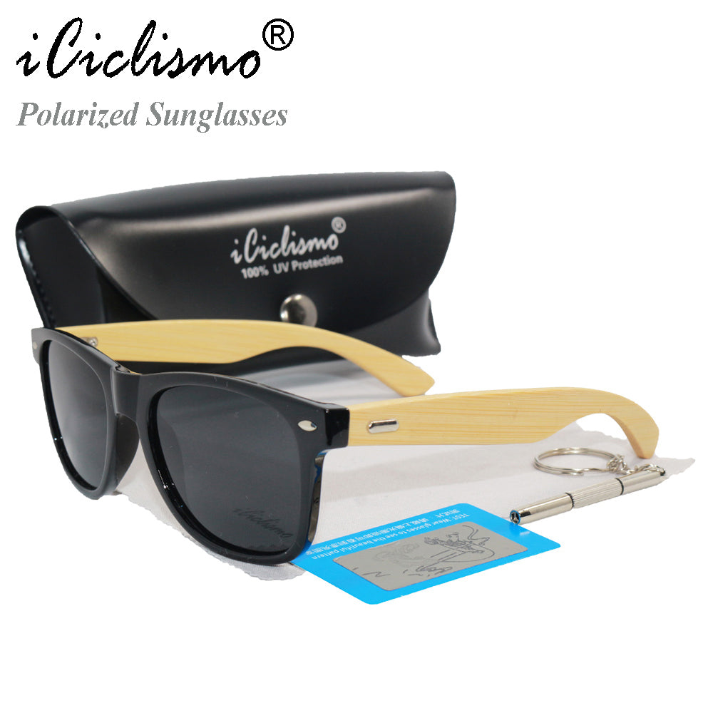 2018 NEW Bamboo Polarized Sunglasses