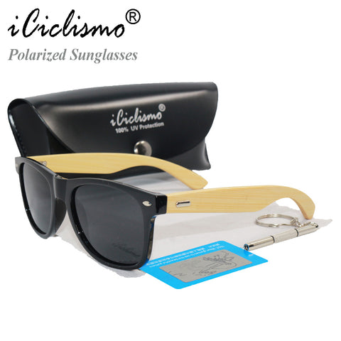 2018 NEW Bamboo Polarized Sunglasses