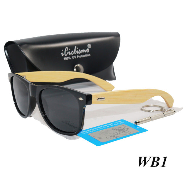 2018 NEW Bamboo Polarized Sunglasses