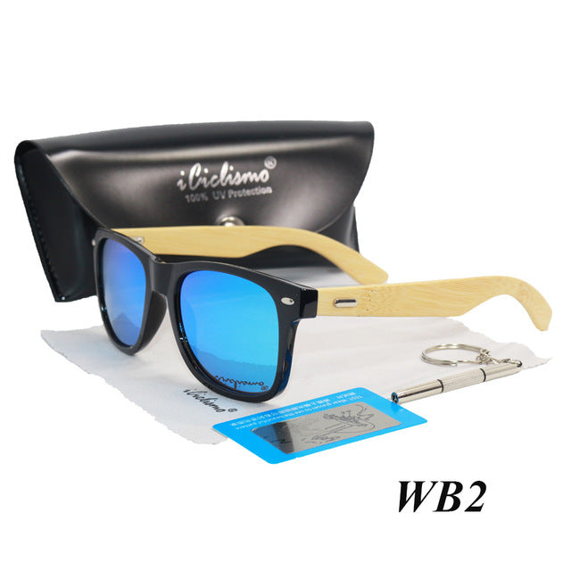 2018 NEW Bamboo Polarized Sunglasses