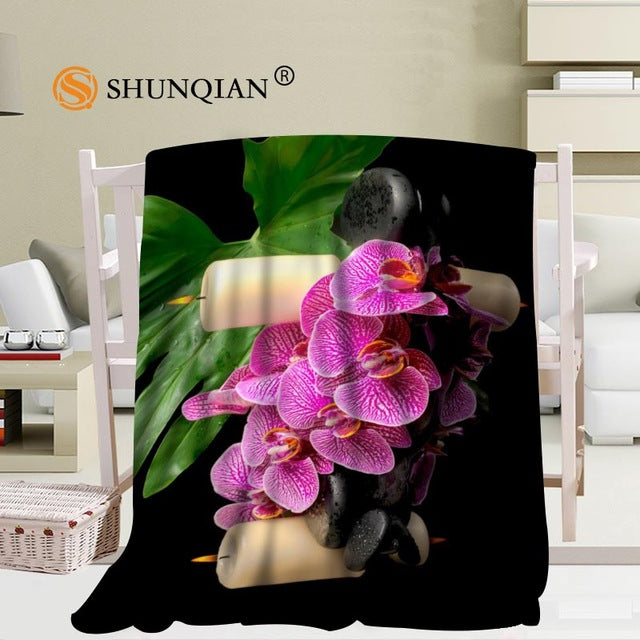 Custom bamboo and stone blanket