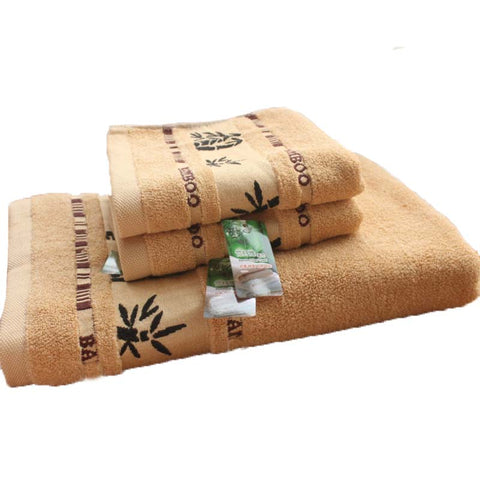 3pcs/set Bamboo Fiber Bath Towels