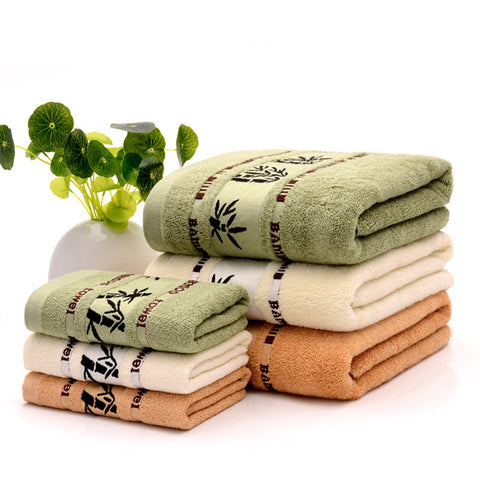 3pcs Brand Bamboo Charcoal Towel