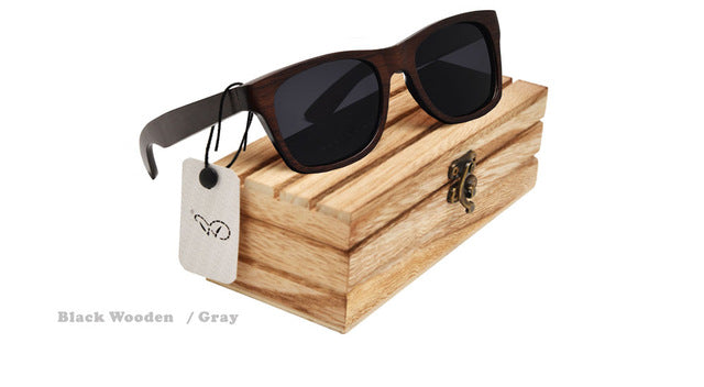 Bamboo Wood Polarized Sunglasses