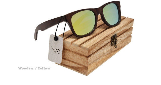 Bamboo Wood Polarized Sunglasses