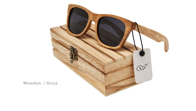 Bamboo Wood Polarized Sunglasses