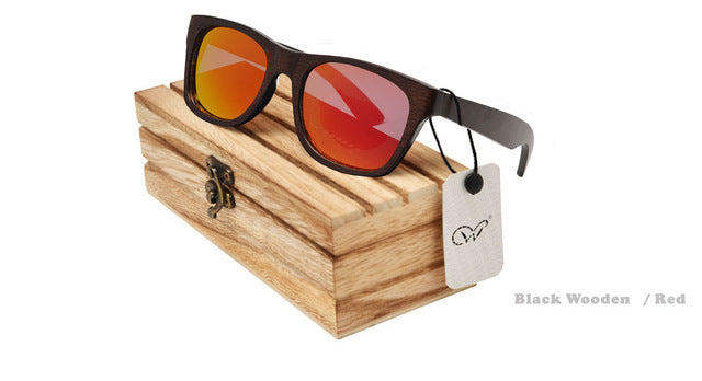 Bamboo Wood Polarized Sunglasses